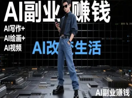 AI改变生活（Ai写作+AI绘画+Ai视频），AI副业挣钱-千寻创业网