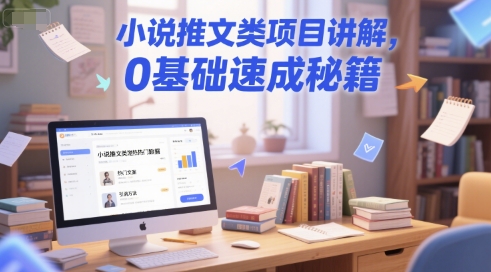 小说推文类项目讲解，0 基础速成秘籍-千寻创业网