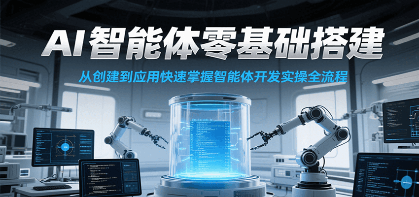 AI智能体零基础搭建实操课，从创建到应用快速掌握智能体开发全流程！-千寻创业网