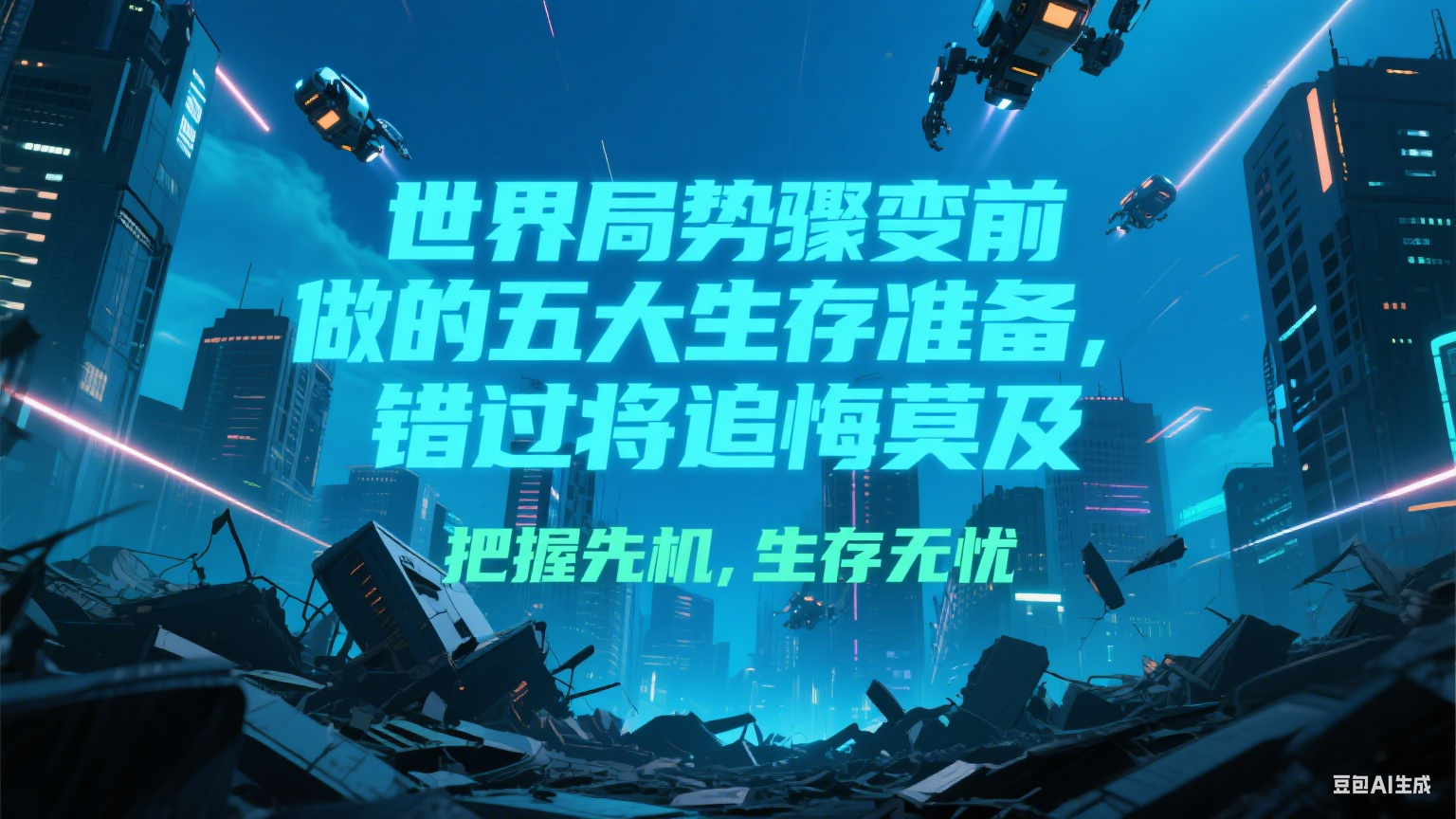 付费文章《世界局势骤变前必做的五大生存准备，错过将追悔莫及》-千寻创业网