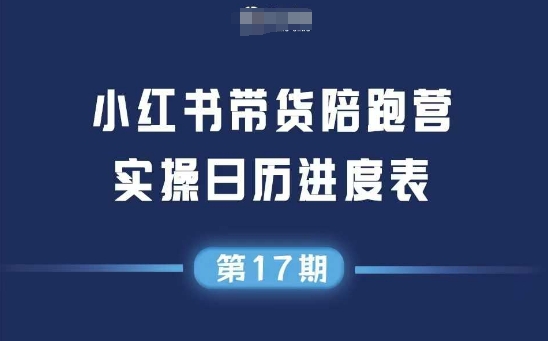 小红书第17期带货陪跑营，不囤货，无不直播，无不投流，通过选品+笔记内容+测品+笔记铺量+矩阵运营打爆款-千寻创业网