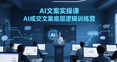 AI文案实操课，AI成交文案底层逻辑训练营-千寻创业网