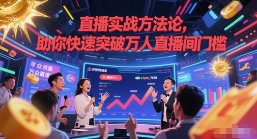 直播实战方法论，助你快速突破万人直播间门槛-千寻创业网