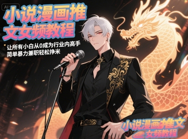 小说漫画推文女频教程，让所有小白从0成为行业内高手，简单暴力兼职轻松挣米-千寻创业网