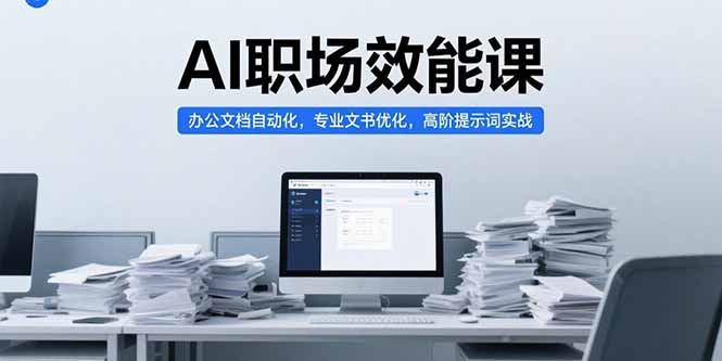 （15371期）AI职场效能课，办公文档自动化，专业文书优化，高阶提示词实战-千寻创业网
