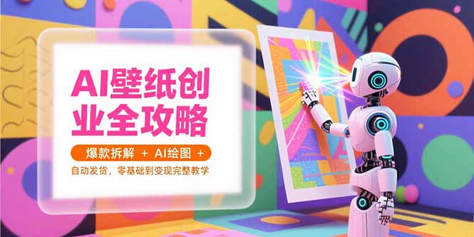 （15312期）AI壁纸创业全攻略，爆款拆解+AI绘图+自动发货，零基础到变现完整教学-千寻创业网