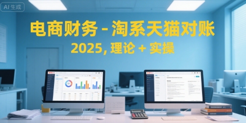 电商财务-淘系天猫对账2025，理论+实操-千寻创业网