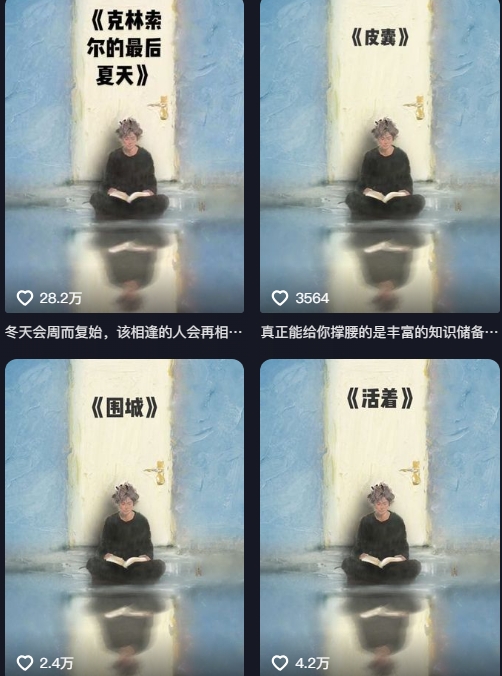 图片[2]-AI制作爆款书单，抖音42粉丝博主书单号制作拆解，单条视频28W赞-千寻创业网