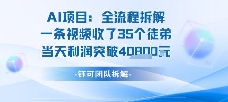 AI收徒变现闭环：一条视频收35人，日入1k+(附完整SOP)-千寻创业网