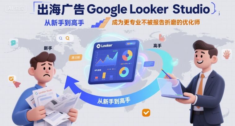 出海广告Google Looker Studio从新手到高手，成为更专业不被报告折磨的优化师-千寻创业网