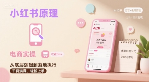 小红书原理以及详细实操流程，小红书电商教程-千寻创业网