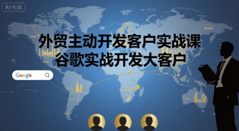 外贸主动开发客户实战课，谷歌实战开发大客户-千寻创业网
