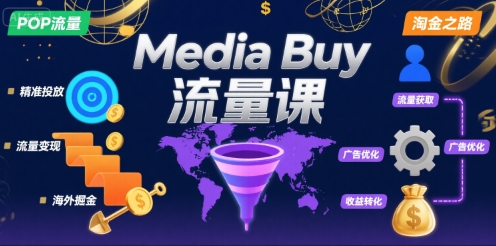 Media Buy之POP流量课，带你开启海外Media Buy淘金之路-千寻创业网