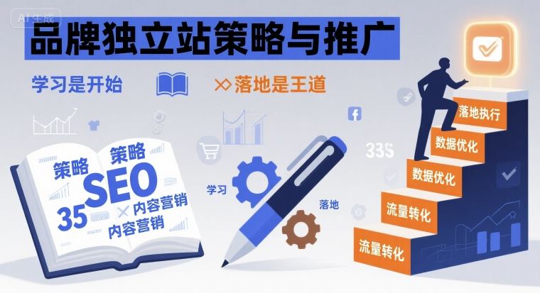 品牌独立站策略与推广，学习是开始，落地是王道-千寻创业网