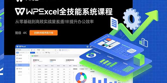 （15873期）WPS Excel全技能系统课程：从零基础到高阶实战全覆盖，全面提升办公效率-千寻创业网