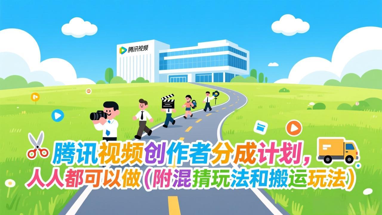 （17137期）腾讯视频创作者分成计划，人人都可以做（附混剪玩法和搬运玩法）-千寻创业网