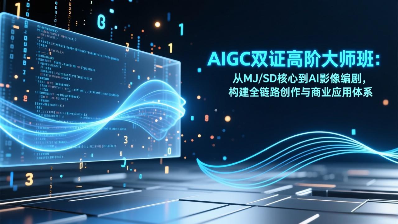 （17198期）AIGC双证高阶大师班：从MJ/SD核心到AI影像编剧，构建全链路创作与商业应用体系-千寻创业网