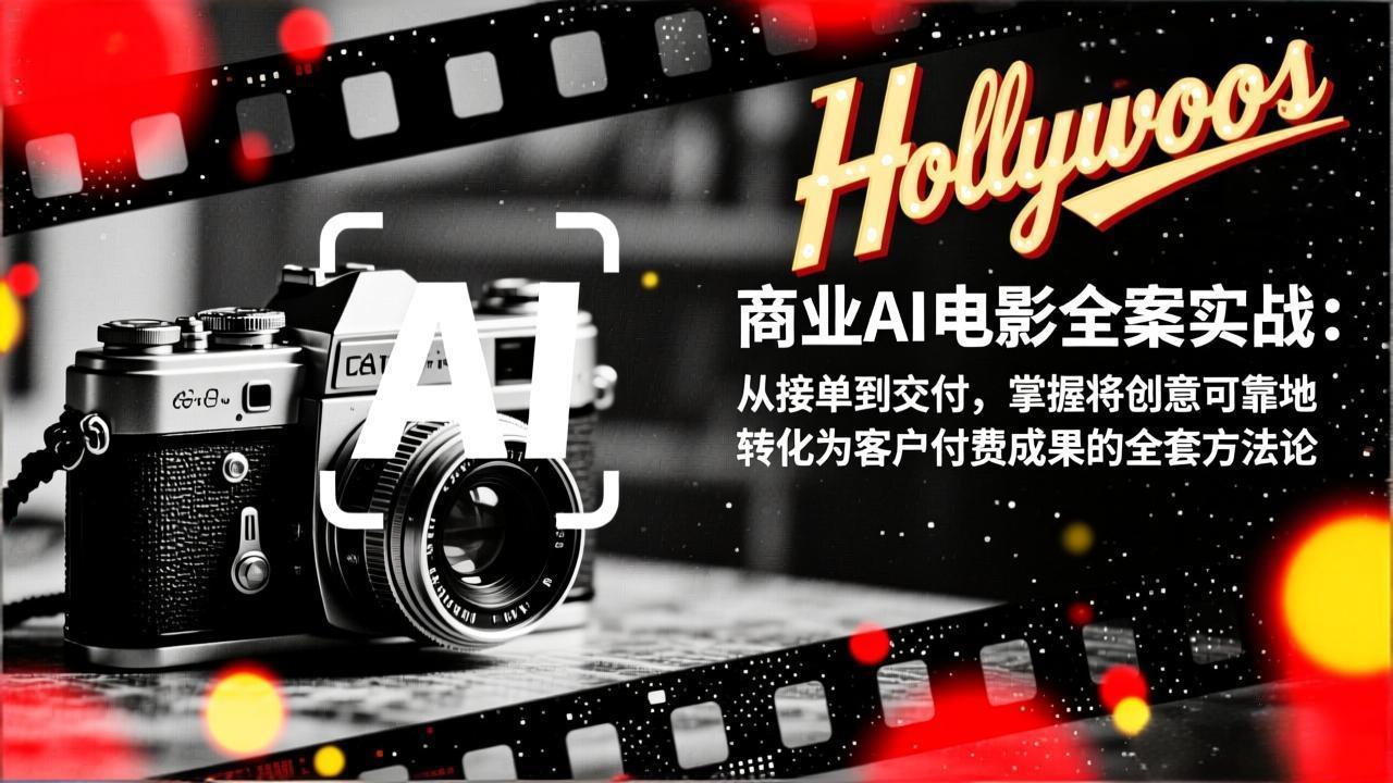 （17092期）商业AI电影全案实战：从接单到交付，掌握将创意可靠地转化为客户付费成果的全套方法论-千寻创业网