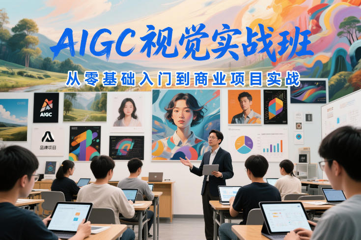 AIGC视觉实战班，从零基础入门到商业项目实战-千寻创业网