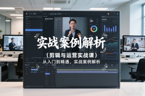 剪辑与运营实战课，从入门到精通，实战案例解析（更新2026）-千寻创业网