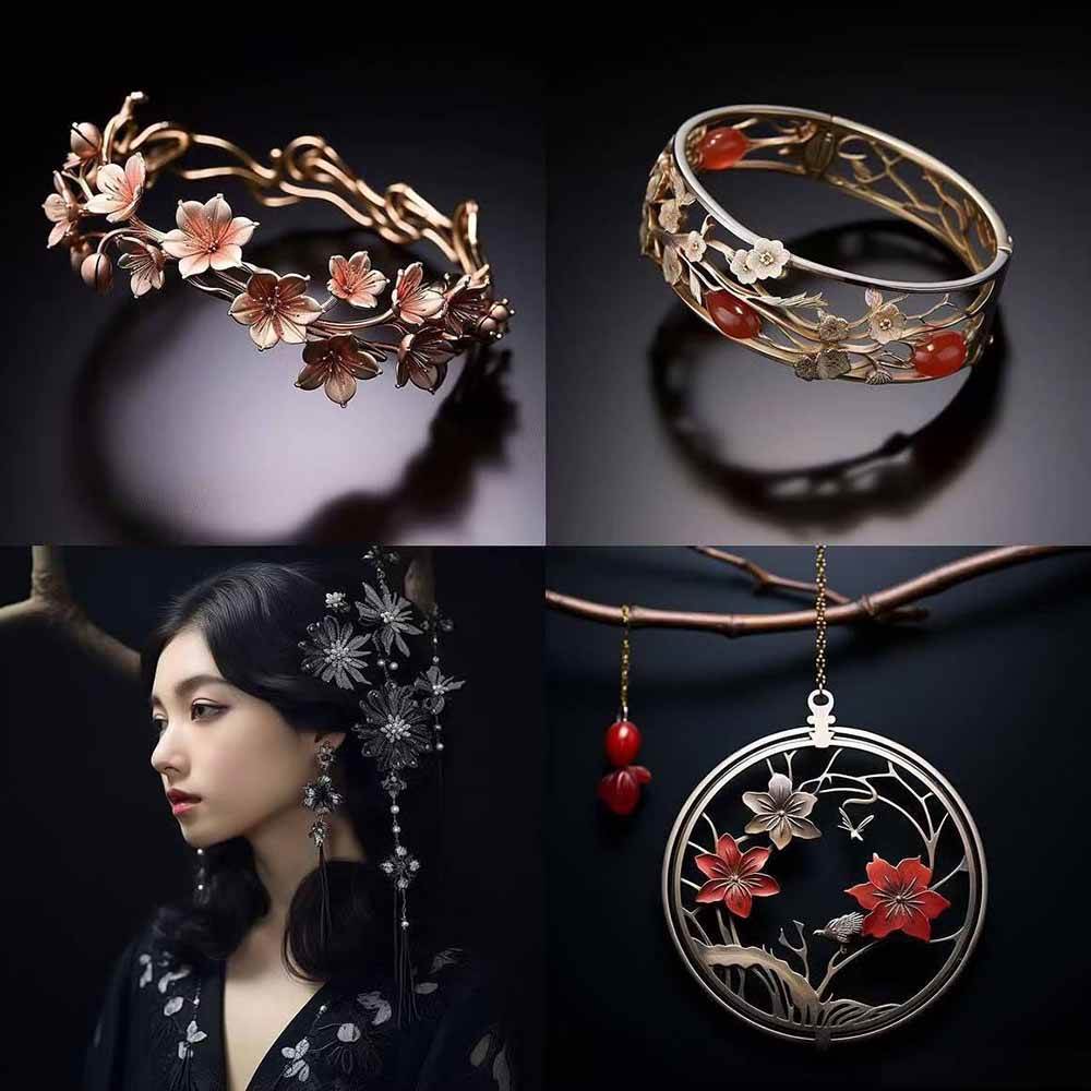 图片[6]-463个Midjourney珠宝摄影提示词：覆盖全品类珠宝，AI设计秒出专业效果-千寻创业网