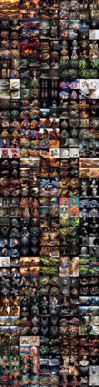 图片[8]-463个Midjourney珠宝摄影提示词：覆盖全品类珠宝，AI设计秒出专业效果-千寻创业网