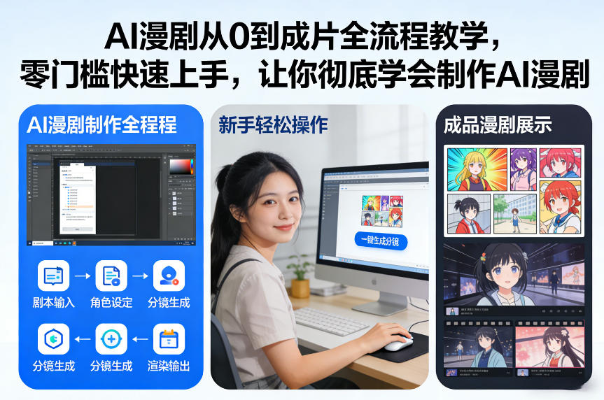 AI漫剧从0到成片全流程教学，零门槛快速上手，让你彻底学会制作AI漫剧【保姆级教程】-千寻创业网