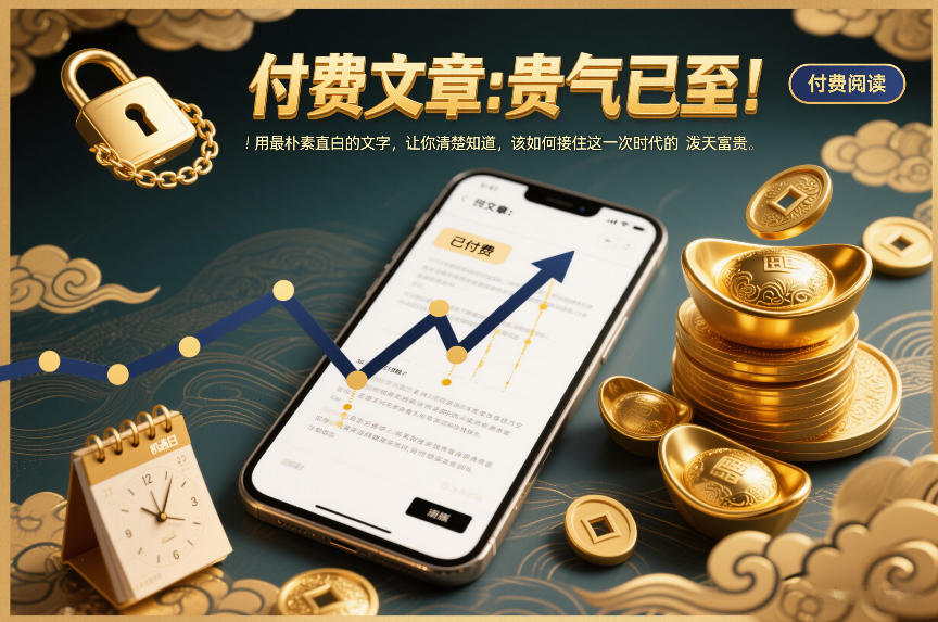 付费文章：贵气已至！用最朴素直白的文字，让你清楚知道，该如何接住这一次时代的泼天富贵-千寻创业网