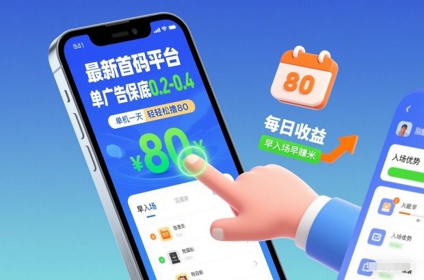 最新首码平台，单广告保底0.2-0.4，单机一天轻松撸80，早入场早賺米【揭秘】-千寻创业网