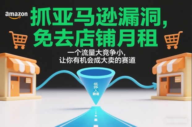 抓亚马逊漏洞,免去店铺月租,一个流量大竞争小,让你有机会成大卖的赛道-千寻创业网