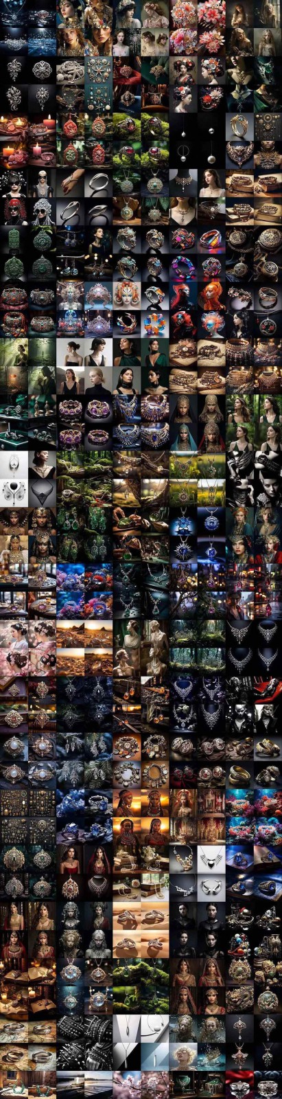 图片[10]-463个Midjourney珠宝摄影提示词：覆盖全品类珠宝，AI设计秒出专业效果-千寻创业网