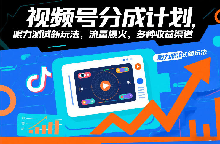 视频号分成计划,眼力测试新玩法,流量爆火,多种收益渠道-千寻创业网