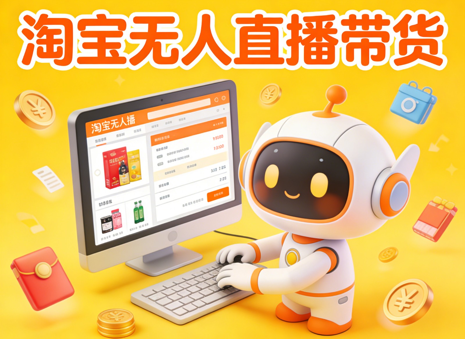 淘宝无人直播带货，24小时自动卖货，月佣金1W+，不违规不封号，不用露脸-千寻创业网