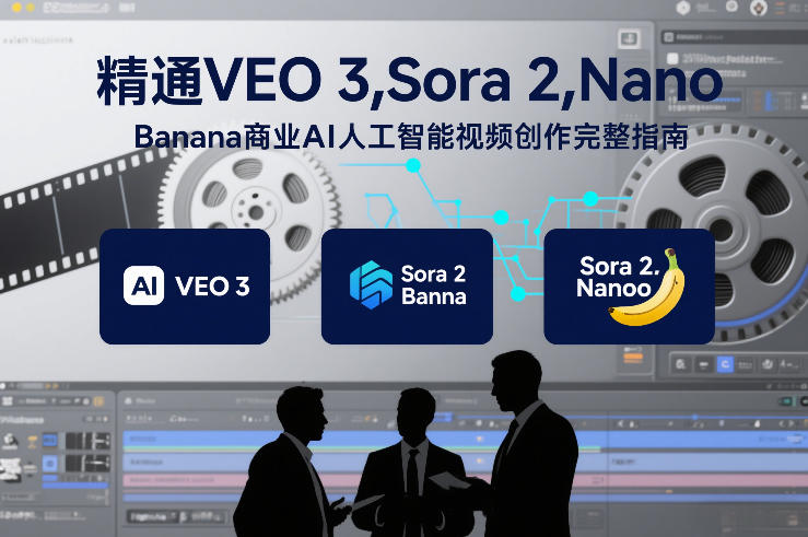 精通VEO 3，Sora 2，Nano Banana商业AI人工智能视频创作完整指南-千寻创业网