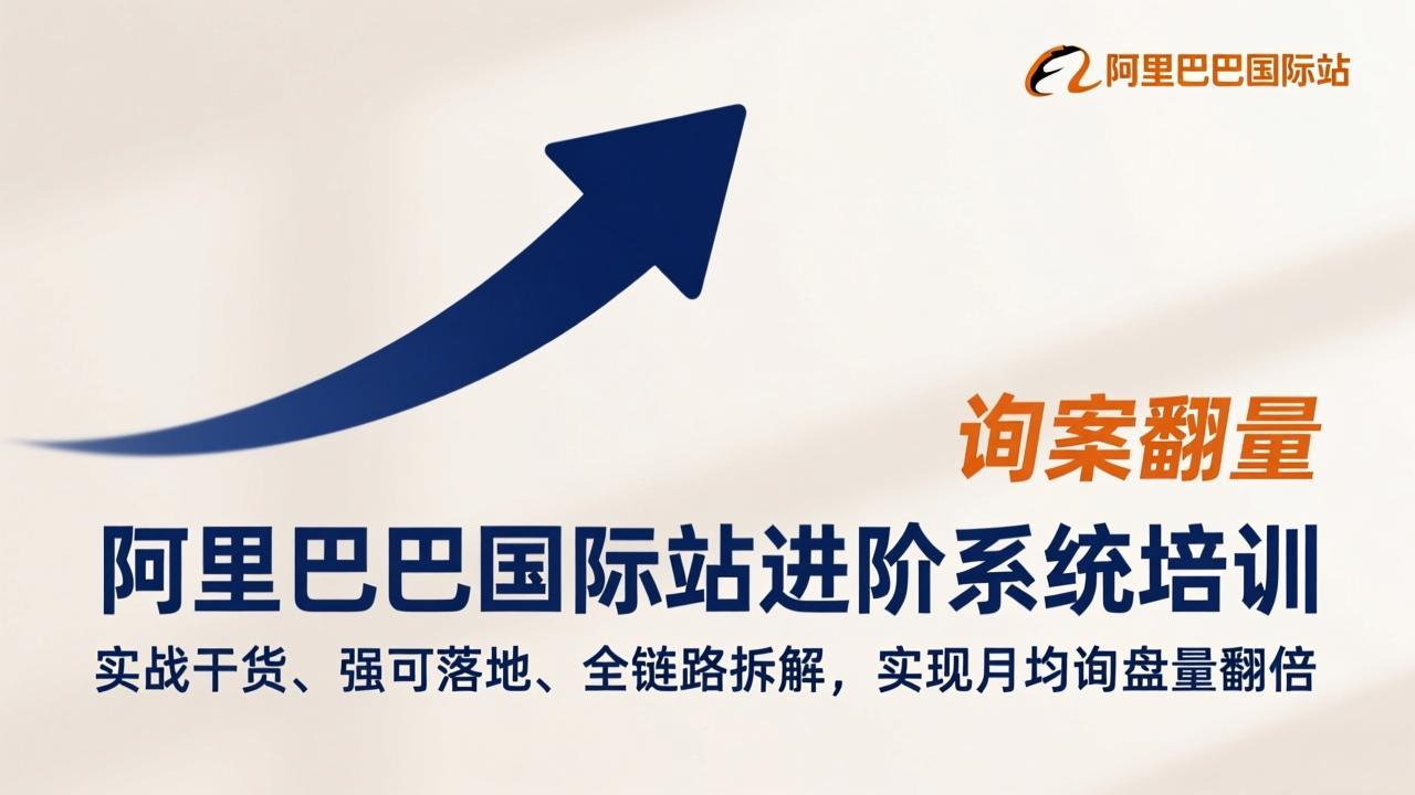 （17335期）阿里巴巴国际站进阶系统培训，实战干货、强可落地、全链路拆解，实现月均询盘量翻倍-千寻创业网