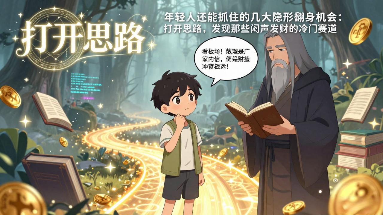 （17471期）付费文1+2：年轻人还能抓住的几大隐形翻身机会：打开思路，发现那些闷声发财的冷门赛道-千寻创业网