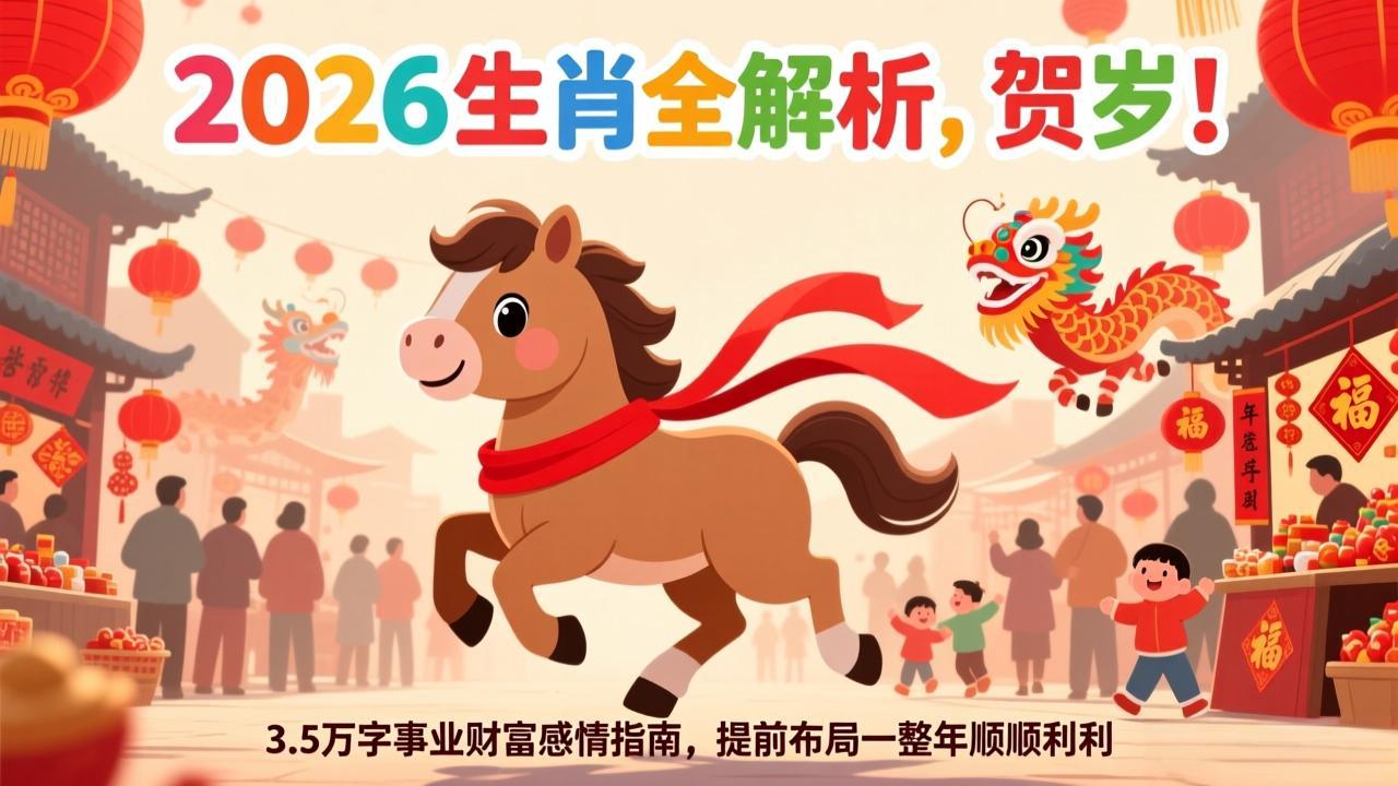 （17428期）付费文章：贺岁！2026生肖全解析，3.5万字事业财富感情指南，提前布局一整年顺顺利利-千寻创业网