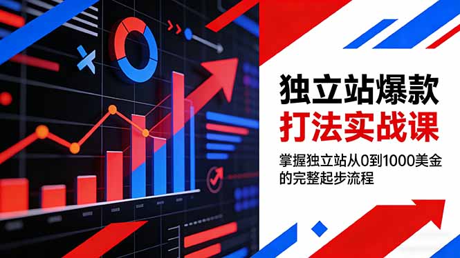 （17322期）独立站爆款打法实战课，掌握独立站从0到1000美金的完整起步流程-千寻创业网