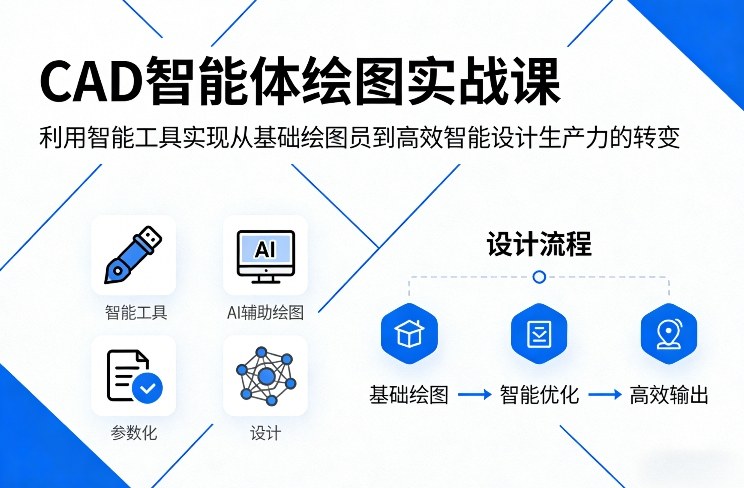 CAD智能体绘图实战课，利用智能工具，实现从基础绘图员到高效智能设计生产力的转变-千寻创业网