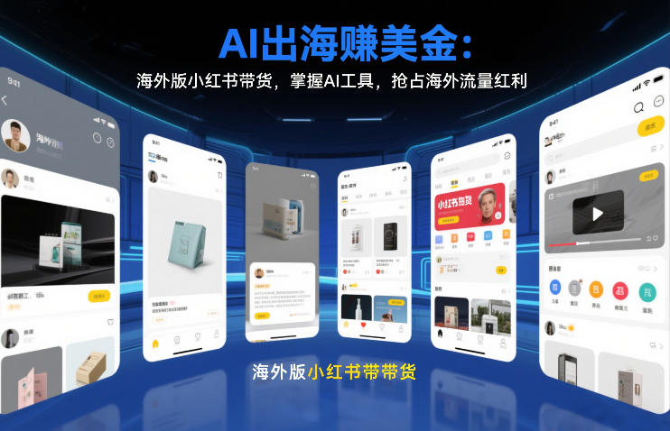 AI出海賺美金：海外版小红书带货，掌握AI工具，抢占海外流量红利（更新2026）-千寻创业网