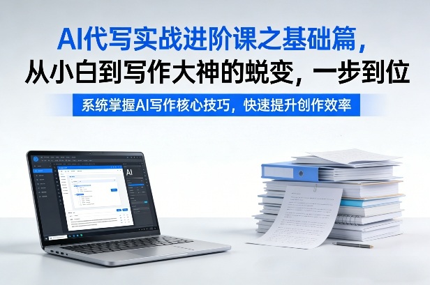 AI代写实战进阶课之基础篇，从小白到写作大神的蜕变，一步到位【揭秘】-千寻创业网