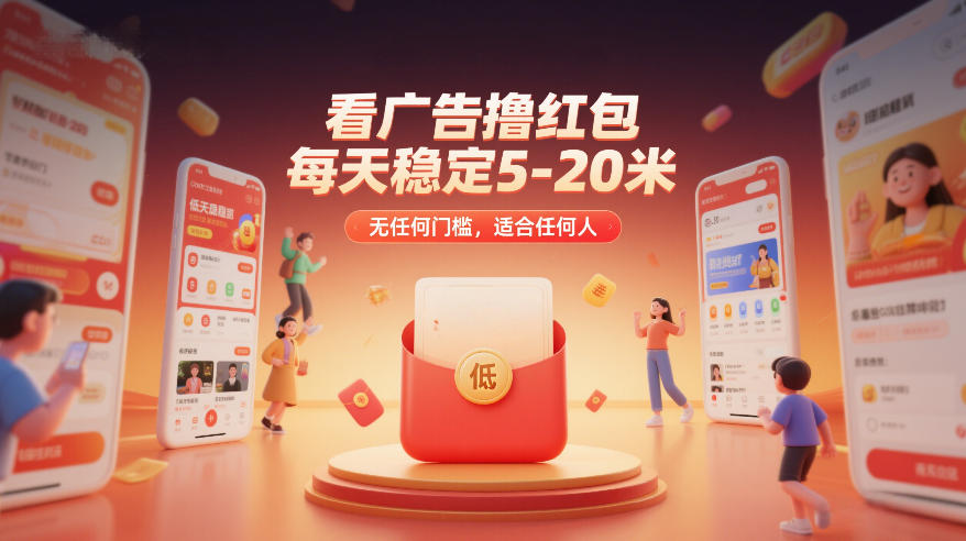 看广告撸红包，每天稳定5-20米，无任何门槛，适合任何人-千寻创业网