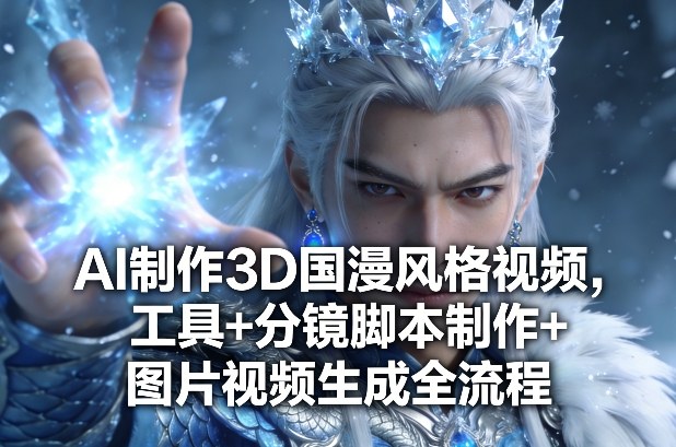 AI制作3D国漫风格视频，工具+分镜脚本制作+图片视频生成全流程-千寻创业网