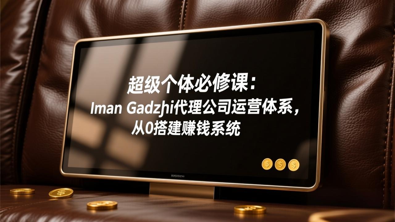 （17525期）超级个体必修课：Iman Gadzhi代理公司运营体系，从0搭建赚钱系统-千寻创业网