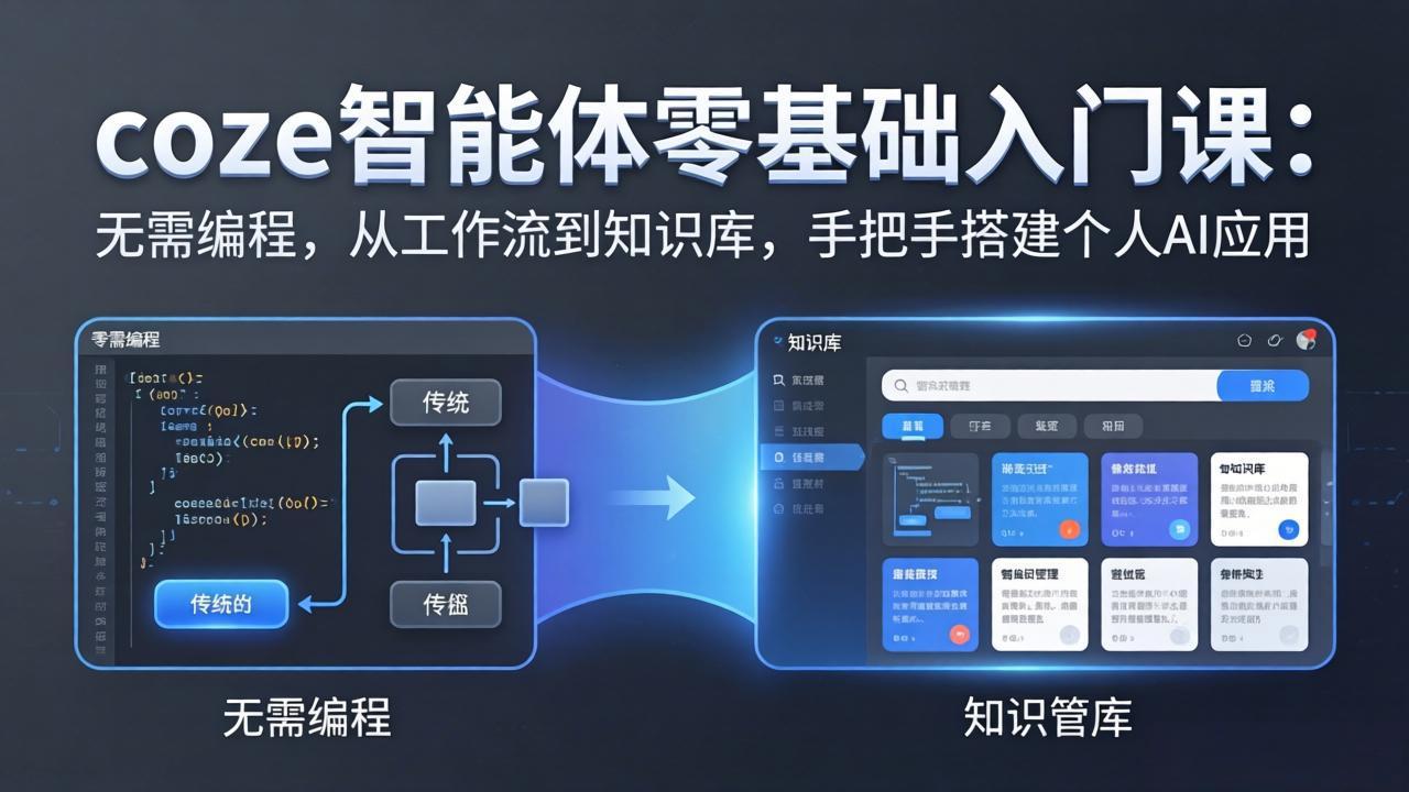 （17775期）coze智能体零基础入门课：无需编程，从工作流到知识库，手把手搭建个人AI应用-千寻创业网