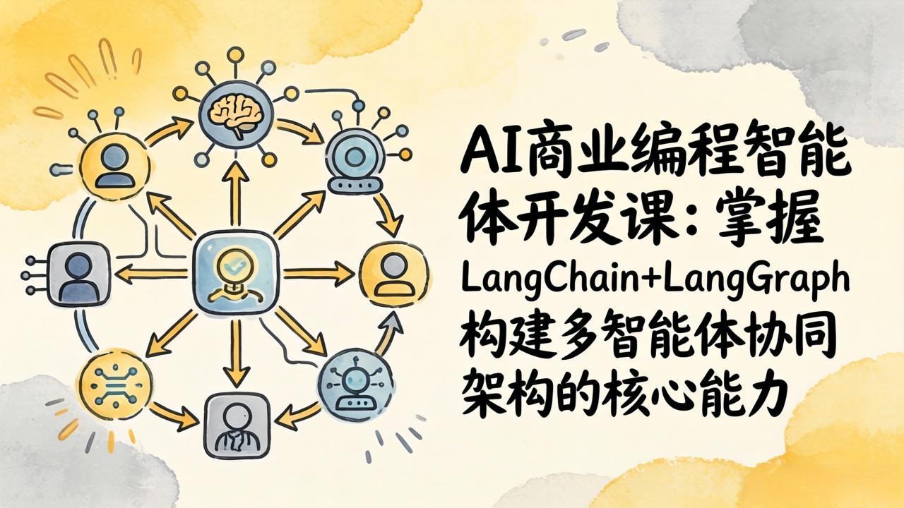 （17608期）AI商业编程智能体开发课：掌握LangChain+LangGraph构建多智能体协同架构的核心能力-千寻创业网