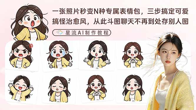 （17482期）一张照片秒变N种专属表情包，三步搞定可爱搞怪治愈风，从此斗图聊天不再到处存别人图-千寻创业网