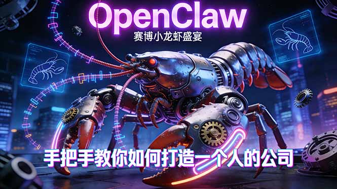 (17684期)OpenClaw,小龙虾-从产品到爆款的成长之路,手把手教你如何打造一个人的公司-千寻创业网