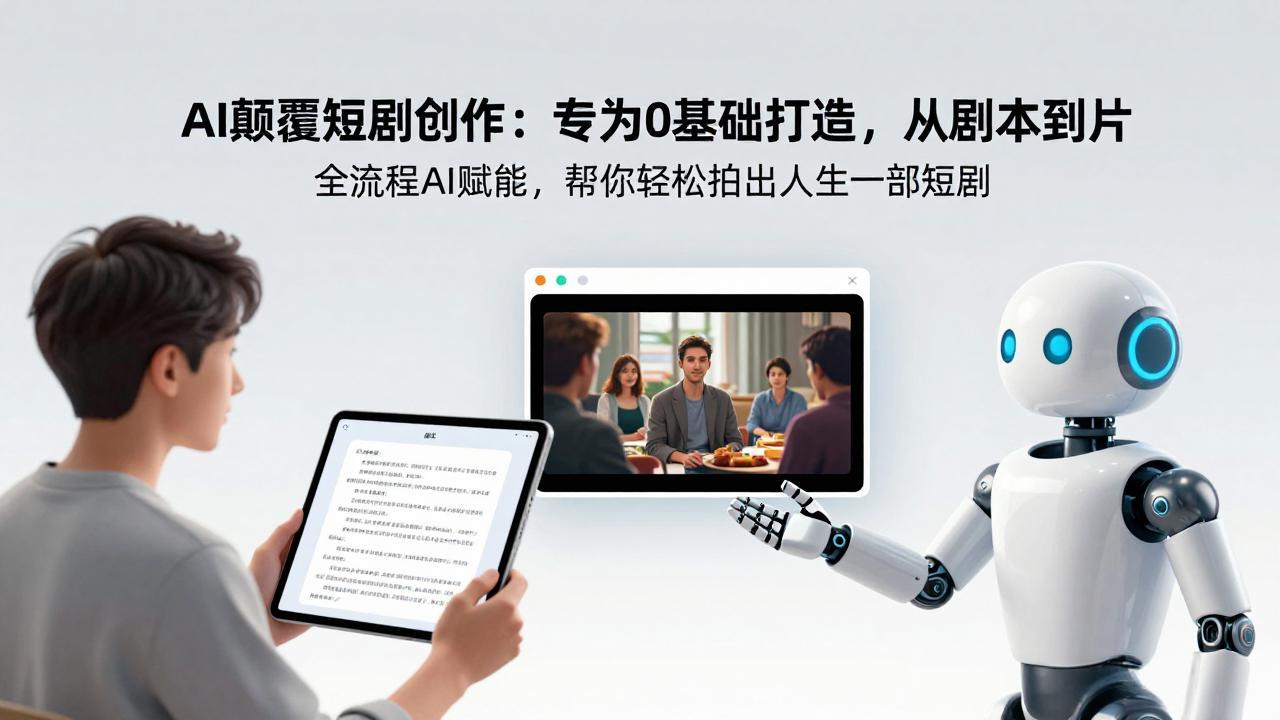 （17564期）AI颠覆短剧创作：专为0基础打造，从剧本到成片全流程AI赋能，帮你轻松拍出人生第一部短剧-千寻创业网