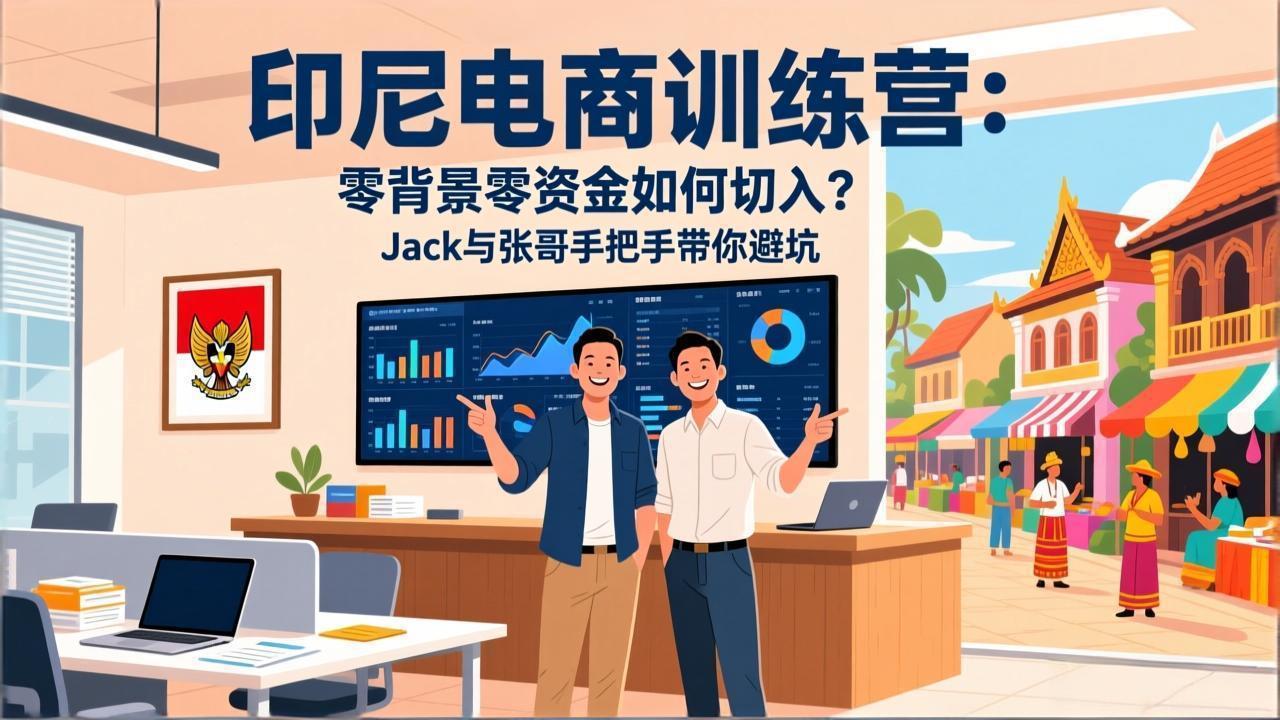 （17533期）印尼电商训练营：零背景零资金如何切入？Jack与张哥手把手带你避坑-千寻创业网